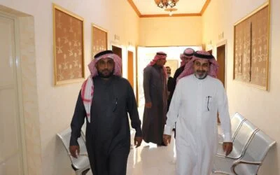 زيارة المدير التنفيذي لمؤسسة ابراهيم العنقري وذريته الخيرية للجمعية