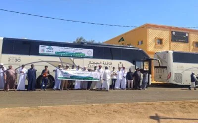 جمعية التنمية بالروضة تسير حملات العمرة المجانية بدعم من منصة إحسان
